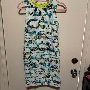 Vince Camuto Vibrant Patterned Dress